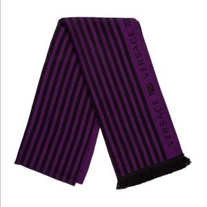 Versace Will Striped Scarf